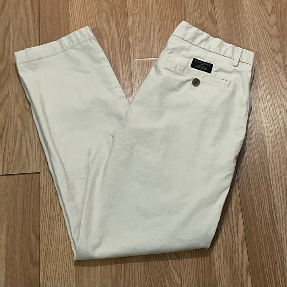 Banana Republic Men’s 31x30 Lived In Slim Straight Chino Pants Beige Preppy